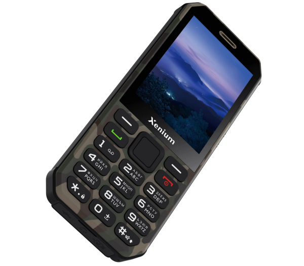 Купить  телефон Xenium x300 Green Camouflage-2.png